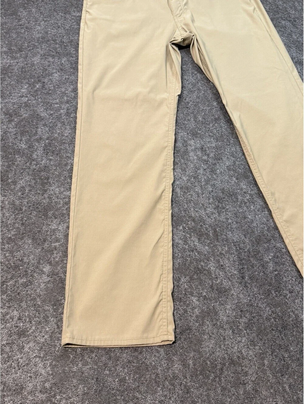 Eddie Bauer Guide Pro Pants Men’s 35x32 Khaki Stretch Nylon Hiking Outdoor